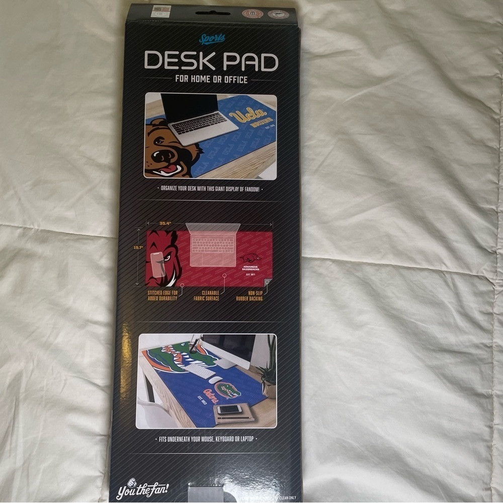 Arkansas Razorbacks Red Desk Pad - Picture 4 of 7